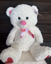 Floral I Love You Teddy Bear - Small