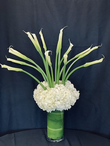Calla Lilies & Hydrangea Bouquet
