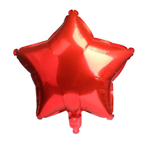 Mylar Balloon - Red Star