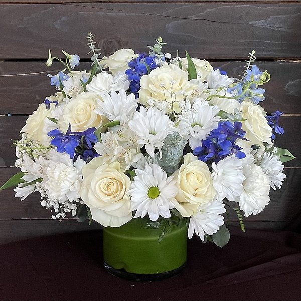 Cherished Memories - Blue and White