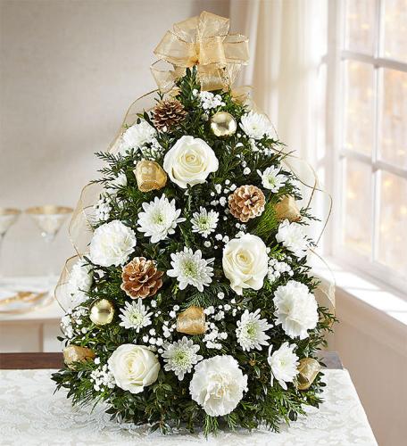 Glistening Gold&trade; Holiday Flower Tree&reg;