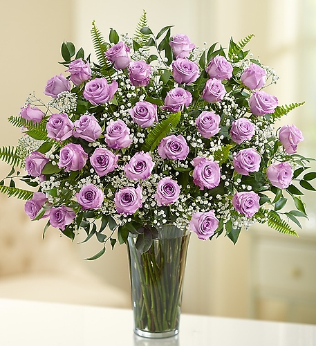 Ultimate Elegance&trade;  Long Stem Purple Roses